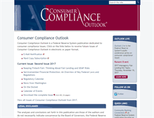 Tablet Screenshot of consumercomplianceoutlook.org